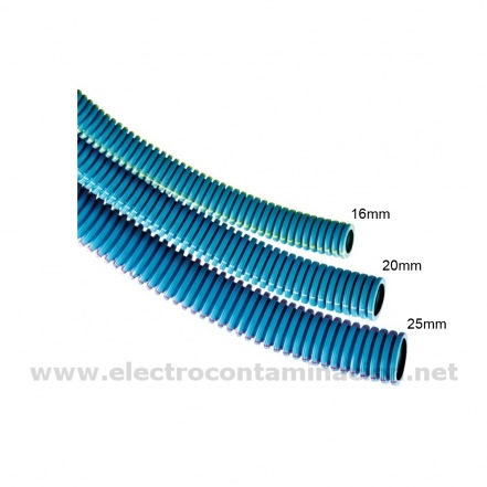 Tubo corrugado apantallado 20 mm, TCE-20