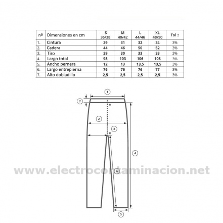 TLBM malla leggins de protección electromagnética electrocontaminación electrosensibilidad