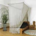 BALDAQUIN CAMA INDIVIDUAL - BTE SILVER TULLE blindaje electromagnético