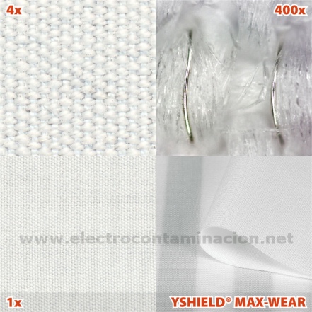 Tela apantallante YSHIELD Max-Wear protección electromagnética