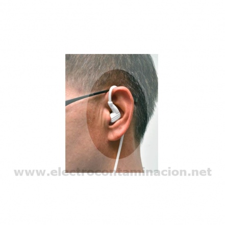 Auricular de tubo de aire Airtube AiRobic, electrocontaminacion, electrosensibilidad