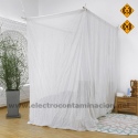 Baldaquín Individual BCE-SILVER COTTON protección electromagnética