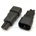 Adaptador C13 - C7 para cable apantallado blindado