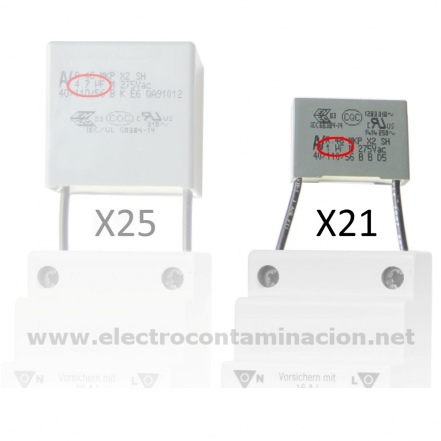Filtro de electricidad sucia - x21