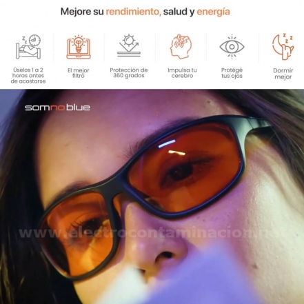 GAFAS SOMNOBLUE SB3, Proteccion ante el espectro azul de la luz