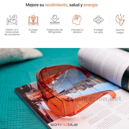 Somnoblue SB-F1, Proteccion ante el espectro azul de la luz