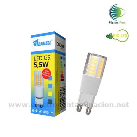 Iluminación Bombilla Bio-LED 5,5W GU10 Pure-Z, Flicker-Free y espectro de luz azul reducido