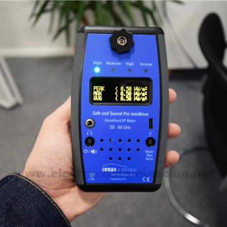 Saveliving Safe & Sound Pro mmWave, medidor de ondas electromagnéticas
