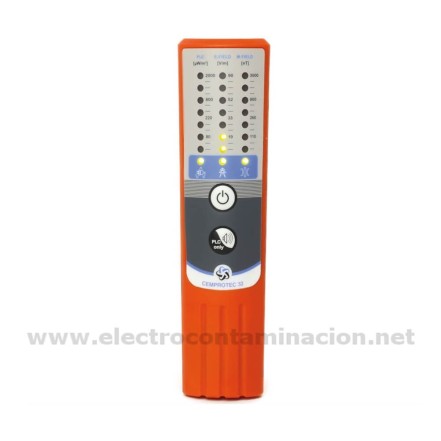 Detector de campos electricos y magnéticos de baja frecuencia CEMPROTEC 32