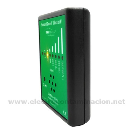 Detector de contaminación electromagnética Safe and Sound Classic