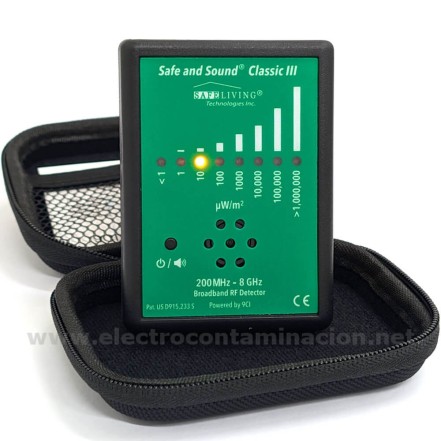 Medidor de campos electromagnéticos Safe and Sound Classic
