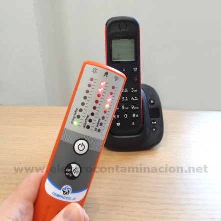 Cemprotect 34 medidor de campos eléctrosmagnéticos de alta frecuencia
