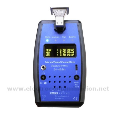 Medidor de electrocontaminación de onda milimétrica de 26 GHz Safe and Sound Pro mmWave