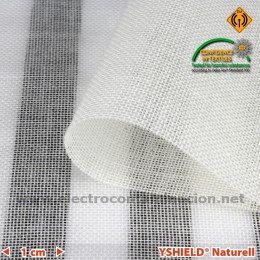 Cortina apantallante para todo tipo de superficie de algodón ecológico, YSHIELD NATURELL