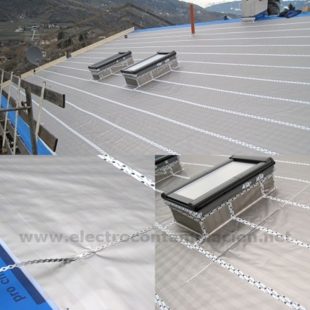 Apantallamiento de campos magnéticos de una cubierta con láminas de Yshield