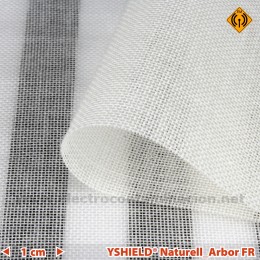 Naturell Arbor, cortina de apantallamiento electromagnético con tratamiento ignífugo