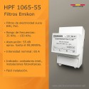 Filtro de frecuencias EMI de electricidad sucia Emikon HPF 1065-55