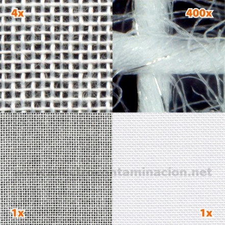 tela apantallante de campos electromagnéticos Naturell con filamentos de cobre y plata