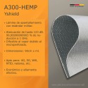 YSHIELD® A300-HEMP | Lámina de apantallamiento electromagnético según estándar militar hasta 123 dB