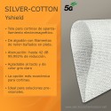 Tela para cortina apantallante de campos electromagnéticos Yshield Silver-Cotton