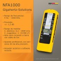 Gigahertz-Solutions NFA1000, medidor profesional de campos eléctricos y magnéticos de baja frecuencia 3D