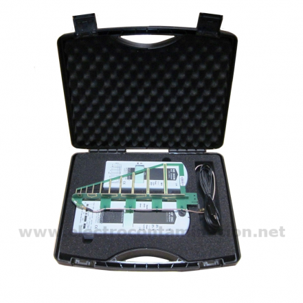 Gigahertz-Solutions, M2, Maletín acolchado para dos medidores